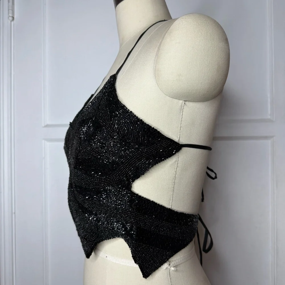Beaded butterfly top - Picture 6 of 8